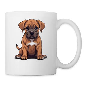 Hund Boerboel - Tasse - Weiß - Rechts