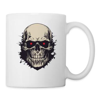 japanisch Damon art face Skull devil oni harajuku - Tasse - Weiß - Rechts
