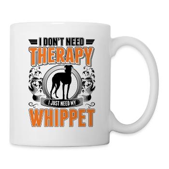 Whipet Dog Therapy Greyhound - Mug blanc - blanc - Droite