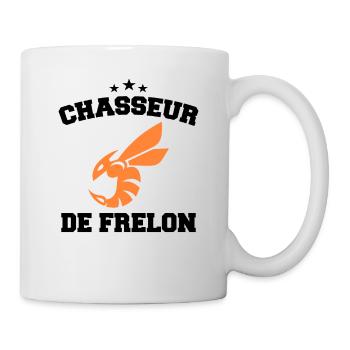 Chasseur de frelon Humour Frelon Asiatique Drôle - Mug blanc - blanc - Droite