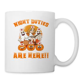 Halloween Nurse Pumpkin - Mug - white - Right