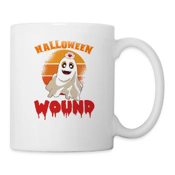Halloween Nurse Pumpkin - Mug - white - Right