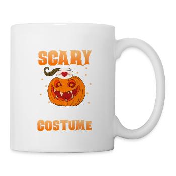 Halloween Nurse Pumpkin - Mug - white - Right