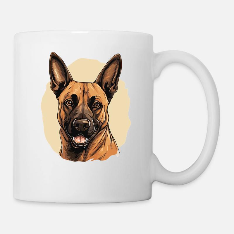 Dog Belgian Shepherd - Mug - white