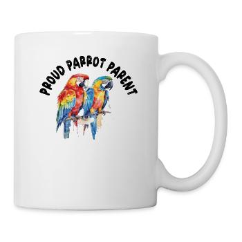 Perruche Perruche Oiseau Perruche Propriétaire - Mug blanc - blanc - Droite