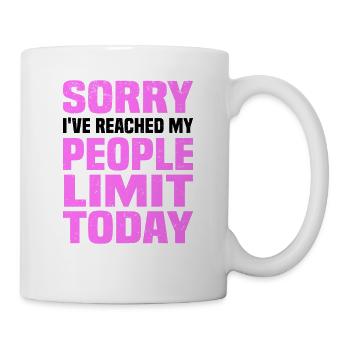 Misanthrope Antisocial Introverti - Mug blanc - blanc - Droite