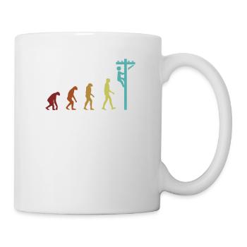 Electrician Evolution Electronics Technician Electrician - Mug - white - Right