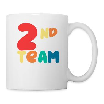 Team of the 2nd class Second teacher student 100. - Mug - white - Right