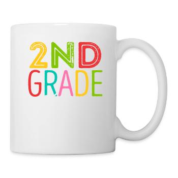 Team of the 2nd class Second teacher student 100. - Mug - white - Right