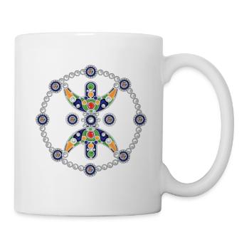 AMAZIGH ZYMBOLE BERBER Z IMAZIGHEN BIJOU KABYLE - Mug - white - Right