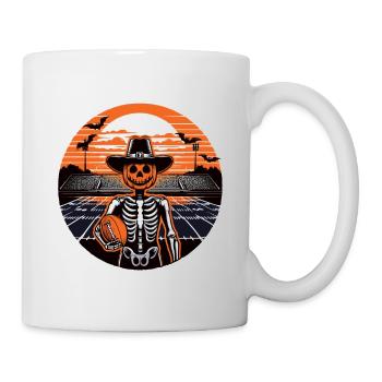 Joueur de football américain d’Halloween - Mug blanc - blanc - Droite