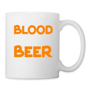 Blood Group Beer Positive - Tasse - Weiß - Rechts