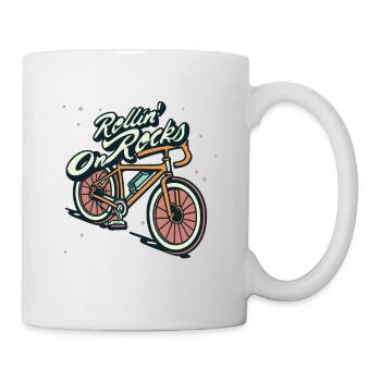 Gravel Bike Gravel Bikes Gravel Rollin On Rocks - Mug - white - Right