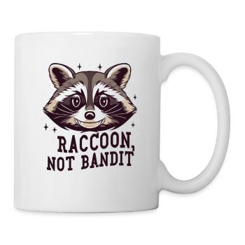 Waschbär Waschbär Bébé raton laveur n’est pas un bandit - Mug blanc - blanc - Droite