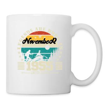 November 1955. November 1955 Birthday Gift. - Mug - white - Right