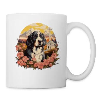 Dog St. Bernard - Mug - white - Right