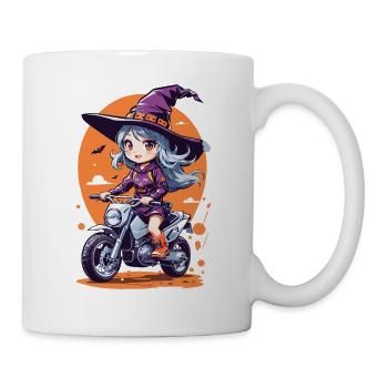Anime Witch Biker Halloween Special - Mug blanc - blanc - Droite