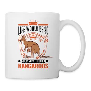 Kangourou d’Australie Kangourou d’Australie - Mug blanc - blanc - Droite