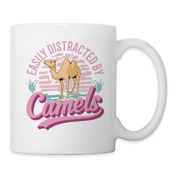 Easily distracted by Camels Big Camel Camel - Mug - white - Right