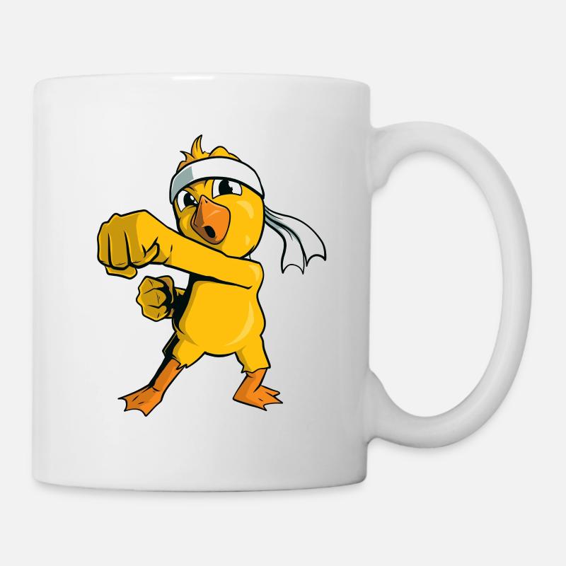 Karate Küken Kampfsport - Tasse - Weiß