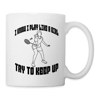 Badminton badminton fan badminton badminton team - Mug - white - Right
