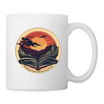 The power of reading - Mug - white - Right