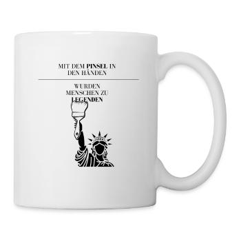 So entstehen Legenden! - Tasse - Weiß - Rechts