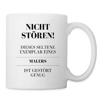 Störe mich nicht, ich bin gestört genug! - Tasse - Weiß - Rechts
