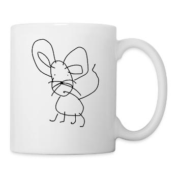 Animal de souris - Mug blanc - blanc - Droite