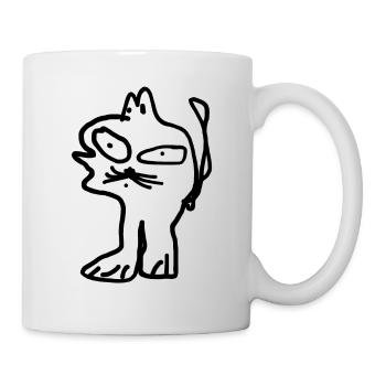 Cat - Mug - white - Right
