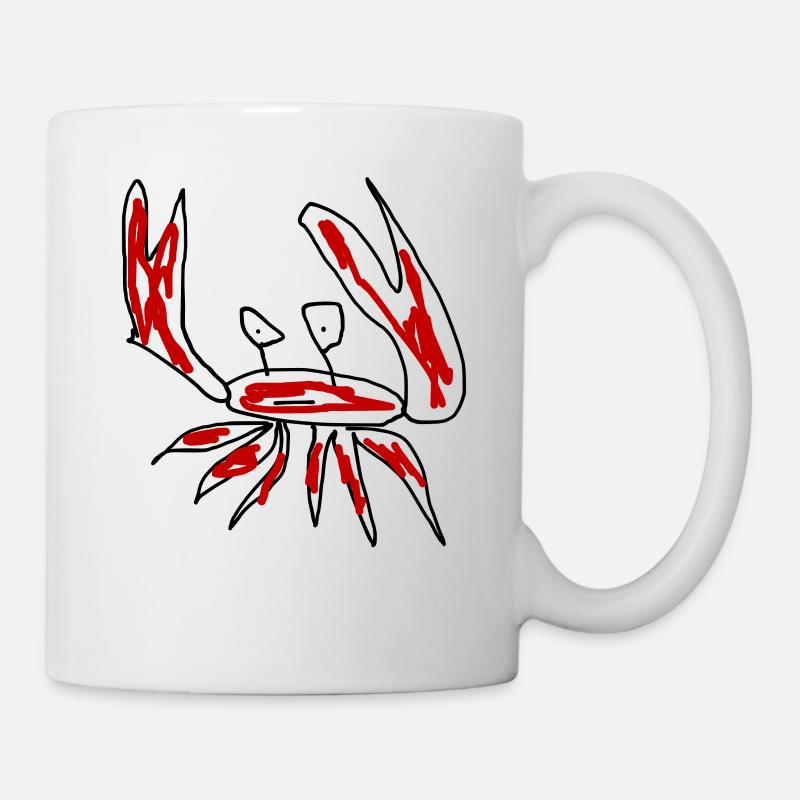 Krebse Krebstiere - Tasse - Weiß