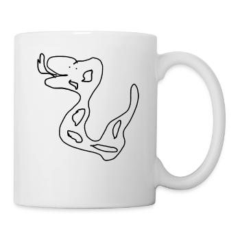 Serpent - Mug blanc - blanc - Droite