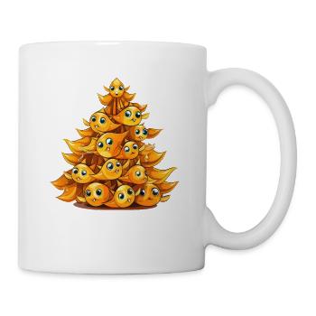 Festive Goldfish: A Whimsical - Mug - white - Right