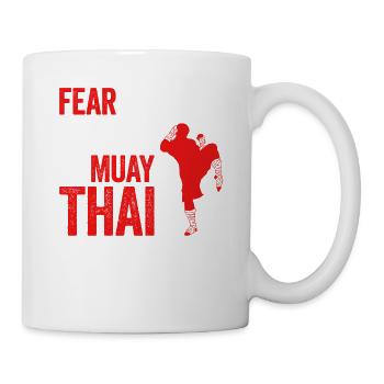 Muay Thai Boxing - Tasse - Weiß - Rechts