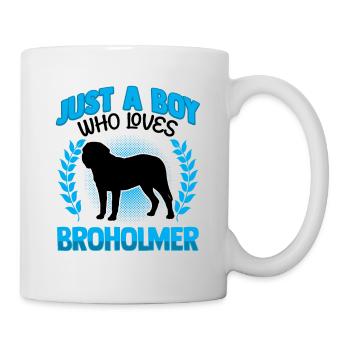 Juste un garçon qui aime Broholmer - Mug blanc - blanc - Droite