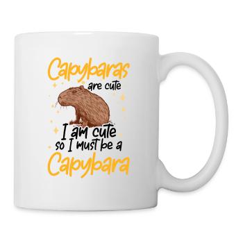 Je suis un capybara capybara - Mug blanc - blanc - Droite