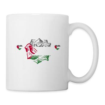 Drapeau de la Palestine Drapeau - Mug blanc - blanc - Droite