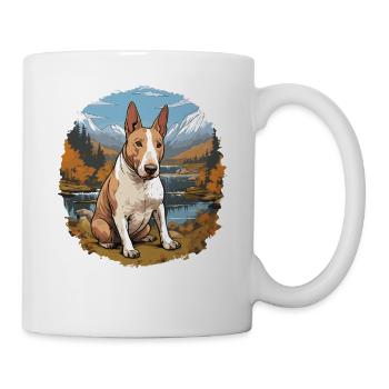 Dog Bull Terrier - Mug - white - Right