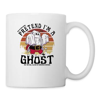 Due to Inflation, Pretend I'm a Ghost. Halloween - Mug - white - Right