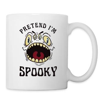 Costume d’Halloween fantôme groovy mignon, faire semblant que je suis - Mug blanc - blanc - Droite