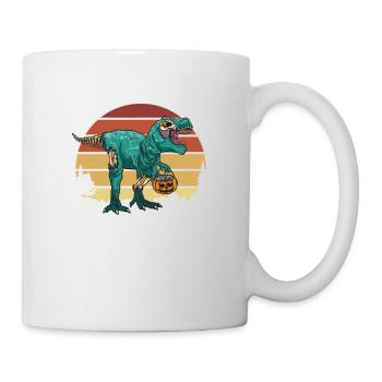 FAIRE COMME SI J’ÉTAIS UN ZOMBIE SAURUS Rex Halloween - Mug blanc - blanc - Droite