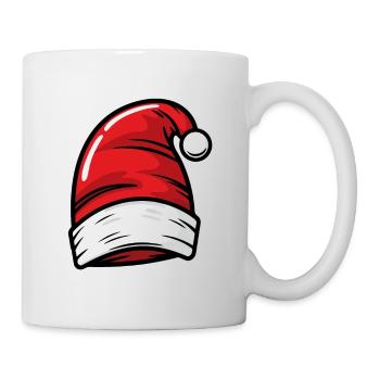 Chapeau de Noël Bonnet de Noël - Mug blanc - blanc - Droite