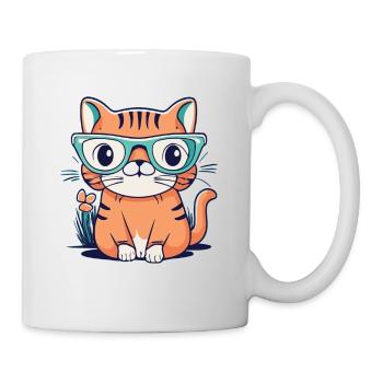 Cat Baby Cat Cat Mom Cat Dad - Mug - white - Right