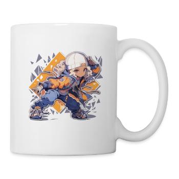 Breakdance Tänzer Breakdance Tanz - Tasse - Weiß - Rechts
