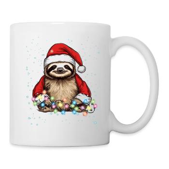 Funny Sloth Christmas Design - Sloth Christmas - Mug - white - Right