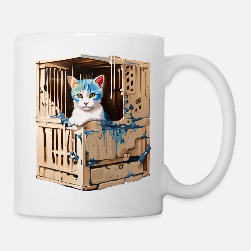 Chaton mignon - Mug blanc - blanc