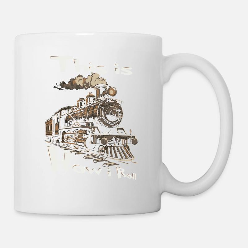 C’est comme ça que je fonctionne encore avec Train - Mug blanc - blanc