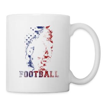 American Football Liegt In Meiner Dna - Tasse - Weiß - Rechts