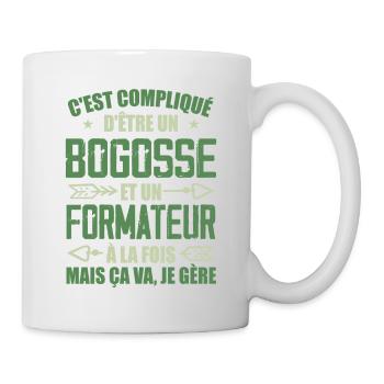 Bogosse Et Formateur Cadeau Meilleur Collègue - Mug blanc - blanc - Droite