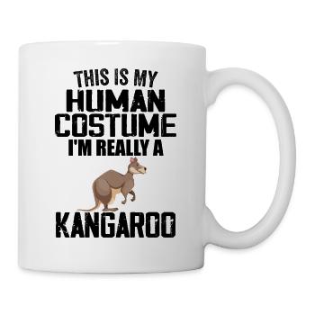 This is my human costume i'm really a kangaroo - Mug - white - Right